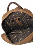 Vintage-Leder Rucksack, braun